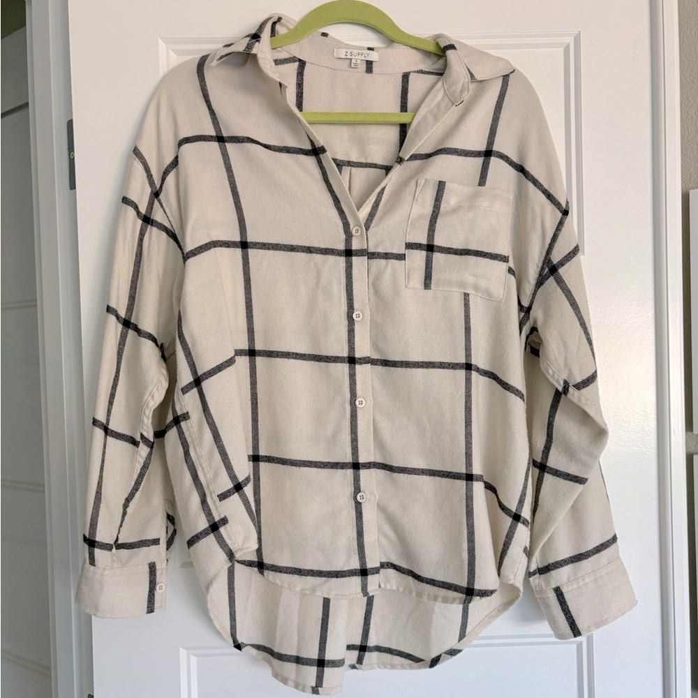 Z Supply River Plaid Button Up